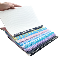 Großhandel Multi Size Farben A4/A5 Kunststoff Ring binder Hochwertige PVC Kunststoff Spiral binder Ringe