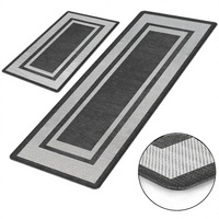 Tapis de cuisine antidérapant en mousse PVC 10 mm, style simplicité moderne, résistant à l'huile et facile à nettoyer