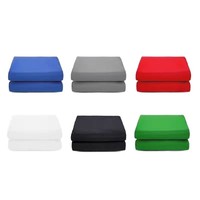 Fonds de Photo en Coton Textile Mousseline Noir Blanc Vert Bleu Rouge pour Studio, Écran de Photographie avec Tissu de Fond Chromakey