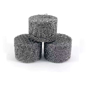 Hochfester Edelstahl Komprimiertes Gestricktes Metallgewebe Schneeschaumlanze Drahtgeflecht - Product Image 6