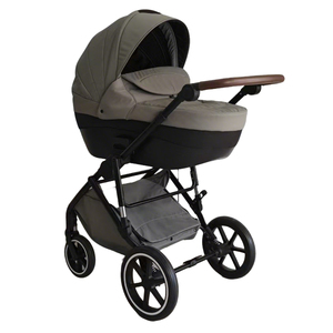 Poussette Bébé Pliable 3 en 1 Style Européen Personnalisable, Landau Multifonction 3 en 1 avec Siège <span class=keywords><strong>Auto</strong></span> - Product Image 2