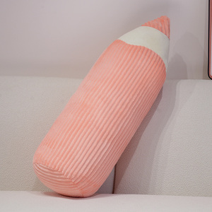 All'ingrosso Plush matita cuscino imbottito <span class=keywords><strong>per</strong></span> la decorazione del divano <span class=keywords><strong>per</strong></span> la casa <span class=keywords><strong>per</strong></span> <span class=keywords><strong>bambini</strong></span> regalo di compleanno morbido colorato cuscino a matita giocattolo - Product Image 2