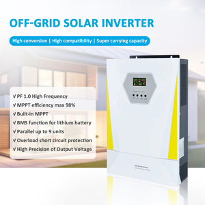 Onduleur monophasé 8600W hors réseau et sur réseau, onduleurs solaires 8,6KW avec MPPT hybride basse fréquence - Product Image 1