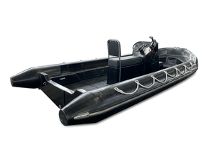 Bote de Recreo de Polietileno de 5.5m con Motor Fuera de Borda, Bote de Rescate Acuático - Product Image 2