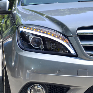 2007-2011C Clase W204 Halógeno/<span class=keywords><strong>LED</strong></span> Actualización a <span class=keywords><strong>LED</strong></span> Conjunto de faros modificados Luz de circulación diurna - Product Image 2