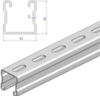 Rails de fixation pour panneaux solaires avec colliers intermédiaires et colliers d'extrémité, attaches SUS304, surface anodisée, modulaires pour projets photovoltaïques sur toiture