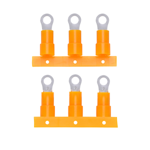 Terminales de Anillo <span class=keywords><strong>RVN</strong></span> 5.5-4S, Terminales de Cable Preaislados con Aislamiento de Nailon o PVC, Ojales de Latón - Product Image 5