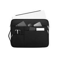 Sac à main pour ordinateur portable OEM personnalisé avec logo, multi-compartiments, imperméable, en polyester, avec plusieurs poches de rangement