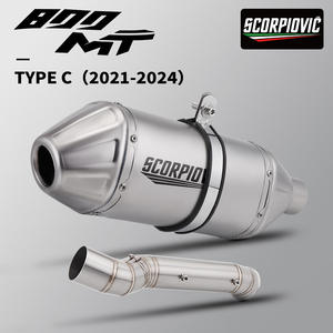 <span class=keywords><strong>CFMOTO</strong></span> 800MT <span class=keywords><strong>MT800</strong></span> CF800 Section médiane Slip de connexion OnT148 Silencieux d'échappement Système complet 2021-2024 - Product Image 4