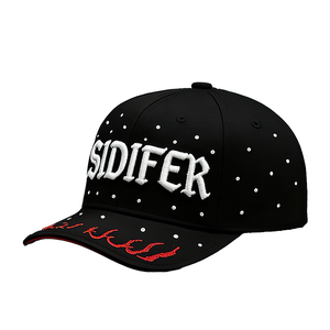 Cappello da Baseball Sidifer Personalizzato a 5 Pannelli in Pelle Scamosciata con Toppa Ricamata 3D, Foderato in Raso, Cappellino Sportivo da Uomo Stile Street Dobby, Disegna il Tuo - Product Image 1