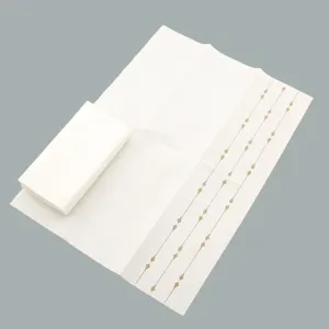 Guardanapo de papel de linho biodegradável, sensação airlaid, guardanapo de linho com logotipo personalizado, impressão de ar, guardanapo