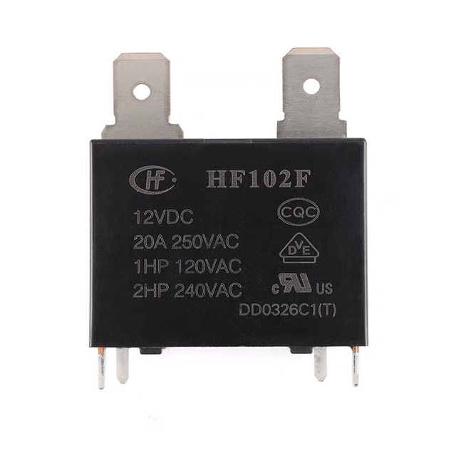 HF102F-12VDC 4-pin 12V small high-power relay 20A250VAC