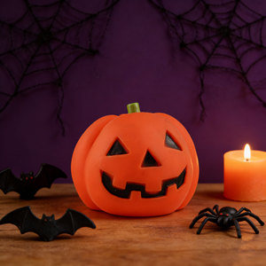 Juguete Blandito de Calabaza Naranja para Fiestas de Halloween, Novedad, Duradero, Ecológico, NUEVAS LLEGADAS, Juguete Antiestrés - Product Image 1