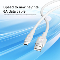 Câble USB PZX de haute qualité pour chargeur IP/Micro/Type-C, 1 m, transfert de données, câbles de charge rapide 6A, De Datos