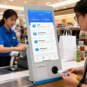 Nueva Terminal Punto de Venta Android Negra de 15.6 Pulgadas, Caja Registradora con Pantalla Táctil USB de 10 Puntos para Uso Comercial, 1 Año de Garantía - Product Image 1