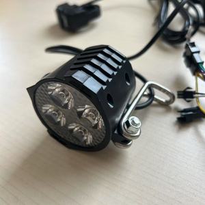 Kit de modificación de bicicleta eléctrica de 48V, botón de interruptor de combinación de señal de giro de freno de Faro de alto brillo para Scooter - Product Image 4