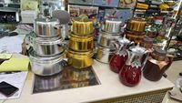 Lot de 3 chauffe-plats isothermes de 1L, 2L et 3,5L pour la maison, idéal pour les réunions de famille, mariages, fêtes du Ramadan, ou comme cadeau