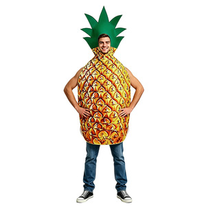 Disfraz de Piña 3D para Adultos, Traje de Cosplay de Fruta para Fiesta de Halloween - Product Image 1