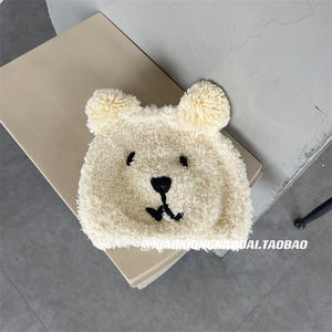 Cappello invernale Unisex con Design a forma di agnello a forma di <span class=keywords><strong>orso</strong></span> stella, protezione per le orecchie calda, tessuto comune - Product Image 6