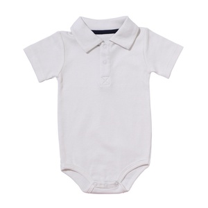 Polo de bebé con logo personalizado, multicolor, de seda de leche doblemente pulida, elegante, sin mangas, de poliéster/algodón, para verano. - Product Image 3