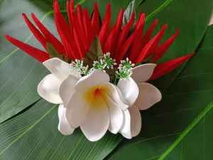 Accessoires pour <span class=keywords><strong>cheveux</strong></span> en forme de fleur, pinces à <span class=keywords><strong>cheveux</strong></span> surdimensionnées en forme de fleur, fleurs en mousse EVA pour la décoration, fête, mariage, Fidji, Malaisie - Product Image 4