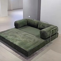 Sofá Cama Plegable Multiusos para Sala de Estar, Cama para Invitados, Sofá de Compresión para Descanso, Sofá Cama Plegable