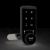 Serrure électronique pour armoire Guub P152, clavier tactile, mode public, serrure à came pour casier de salle de sport, porte en acier
