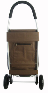 30KG Groothandel Opvouwbare Aluminium Draagbare Winkelwagen Bagagekar Supermarkt <span class=keywords><strong>Trolley</strong></span> Opvouwbare Boodschappenkar - Product Image 4