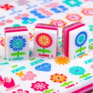 Pink Windmill American Mahjong, una fábrica transfronteriza europea y americana de fichas de mahjong de acrílico - Product Image 2