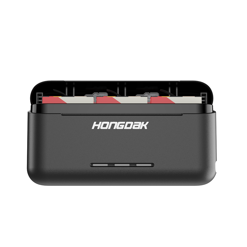 HONGDAK Battery Charger for GoPro Hero 13 Black Battery Charger Fast Charge Fast Charging Station for 3 Batteries