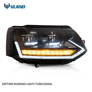 Nhà Máy VLAND Đèn Pha LED Đầy Đủ Với Hoạt Hình LED Xe Head Light Hội 2011-2015 Đèn Trước Cho VW CARAVELLE T5 Đèn Pha - Product Image 4