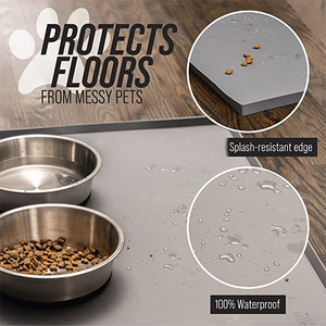 <span class=keywords><strong>New</strong></span> <span class=keywords><strong>Style</strong></span> Custom Anti-Rutsch-Haustier fütterung matte Silikon Wasserdichte Hunde katze Tiernahrung matte Hunde fütterung matten - Product Image 4