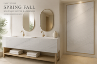 Dalle de quartzite FANCY STONE printemps-automne, pierre blanche polie pour îlot de cuisine de luxe, meuble-lavabo de salle de bain, décoration murale d'hôtel