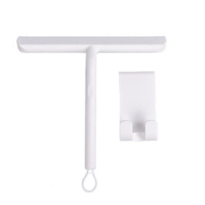 Épurateur de fenêtre en silicone de couleur personnalisée pour portes de douche Salle de bains Nettoyeur de vitres en verre Racloir de douche Racloir en silicone - Product Image 5