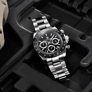 PAGANI DESIGN 1644 Montre à quartz pour homme de haute qualité, chronographe, étanche, montre-bracelet, montre homme - Product Image 5