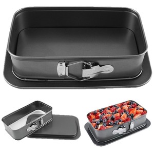 Rectangular Non Stick Carbon Steel Baking Pan Cake Mold Easy Unmold For Baking Commercial Use - Product Image 5