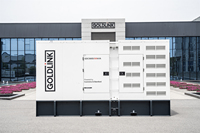 Generador Diésel Silencioso Goldlink Power First Class 550KVA/440KW con Arranque Automático y Opciones ATS, Generador con Cubierta Impermeable