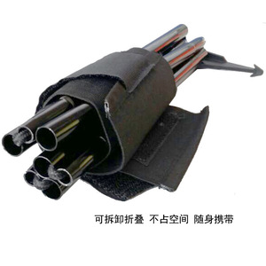 Detachable Lower Limb Leg Traction <b>Frame</b> 140x8cm <b>Black</b> Metal Manual Folding Fixation Device - Product Image 4