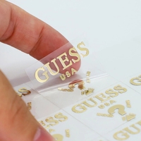 Autocollants écologiques imperméables et recyclables avec logos transférés en feuille d'or/argent pour boîtes à thé et coffrets cadeaux