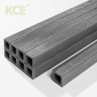 Poutre creuse en carbure de silicium recristallisé haute charge RSIC, structure de support pour four céramique, plaques céramiques de soudage et de découpe KCE