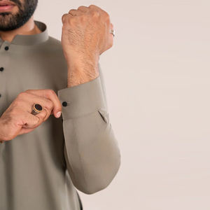 Fabricants professionnels de Salwar Kameez pour hommes, faible MOQ, nouvelle collection, coton de haute qualité, tenue de soirée, options personnalisées, service OEM - Product Image 3