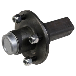 Nouvel ensemble de moyeu de remorque à 4 boulons sur 4 pouces pour essieu de remorque de 2200 lb, à utiliser avec des arbres carrés de 1 pouce et des broches droites - Product Image 1