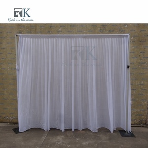 Wholesale Event Party Decoration Aluminium <b>Flower</b> Shimmer <b>Wall</b> Photo Wedding Stage Backdrop Stand of Adjustable Pipe and Drape - Product Image 5