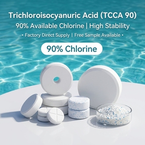 Químico Purificador para Piscinas, Pureza del 90%, Ácido Tricloroisocianúrico (TCCA), Diferentes Apariencias Según los Requisitos del Cliente - Product Image 1