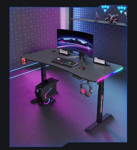 <span class=keywords><strong>Bureau</strong></span> de jeu intelligent électrique à hauteur réglable RGB - <span class=keywords><strong>Bureau</strong></span> d'ordinateur écologique et durable pour usage professionnel - Product Image 5