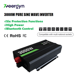 อินเวอร์เตอร์คลื่นไซน์บริสุทธิ์ 3000W พีค 6000W, แอพพลิเคชั่นสำหรับรถขายอาหาร, เครื่องชงกาแฟ, สตาร์ลิงค์, รถบ้าน, DC 12V 24V - Product Image 3