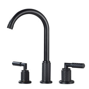 <span class=keywords><strong>Robinet</strong></span> de lavabo en laiton massif, <span class=keywords><strong>double</strong></span> poignée traditionnelle, à poser sur comptoir, monotrou, bec rotatif, valve en céramique, eau chaude et froide, pour lavabo <span class=keywords><strong>WC</strong></span> - Product Image 2