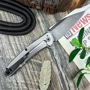 Cuchillo de bolsillo Ker shaw FLYBY 1404 DIY OEM para camping, 3.07 pulgadas, acero inoxidable D2/D420, plegable, para caza, senderismo y actividades al aire libre, 57-59HRC - Product Image 5