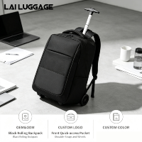Grand sac à dos à roulettes pour étudiants, sac d'école à plusieurs compartiments, sac à dos imperméable en tissu Oxford