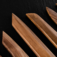Juego de Cuchillos para Sashimi de Alta Calidad con Funda Magnética de Madera de Nogal, Protector de Cuchillas para Cocina